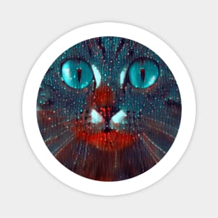 Bright-Eyed mycat, revolution for cats Magnet