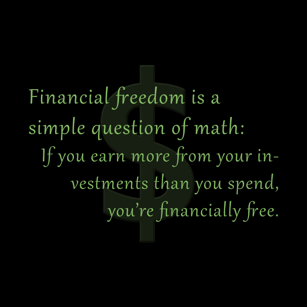 A simple definition of financial freedom by OnuM2018