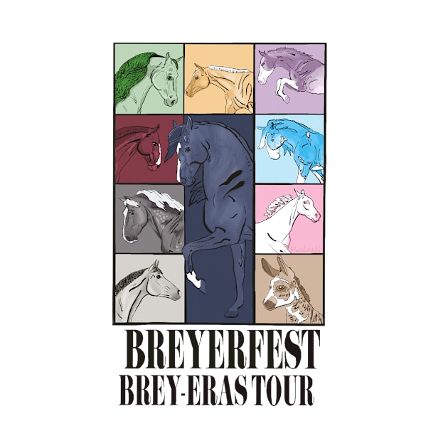 BreyerEras Tour T-Shirt By @OutskirtStable by outskirtstable