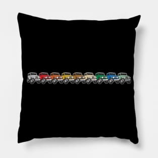 A Rainbow of Awesomeness (40 Series) Pillow