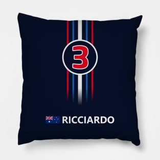 F1 2016 - #3 Ricciardo [classic version] Pillow