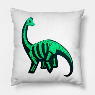 Skelly Green Pillow