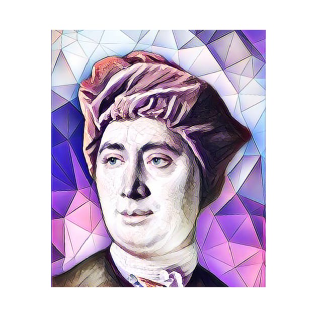 David Hume Pink Portrait | David Hume Artwork 7 by JustLit