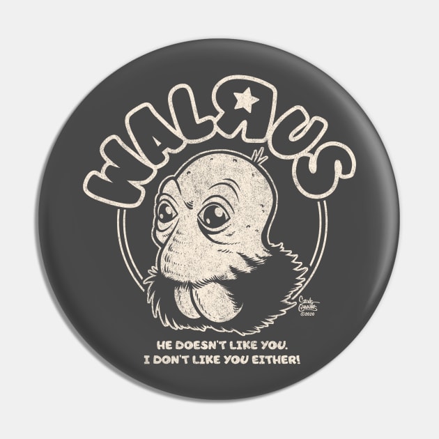 Wal-R-Us Vintage White Pin by Steve Chanks