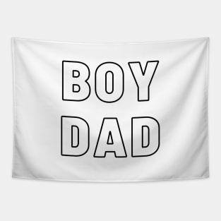 BOY DAD Hollow Typography Tapestry