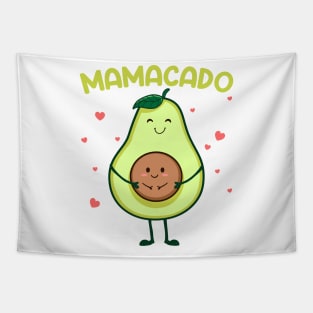 Mamacado Pregnancy Announcement Girl Gift For Men Father day Tapestry