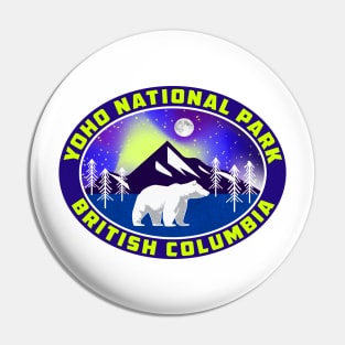 Yoho National Park British Columbia Canada Bear Rocky Mountains Pin