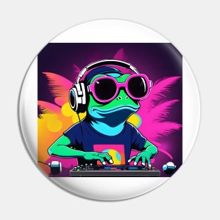 DJ FROG Pin