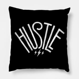 Hustle (white) ver.1 Pillow