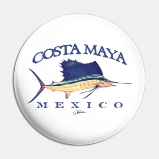 Costa Maya, Mexico, Vintage Sailfish Pin