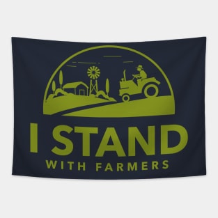 I Stand With Farmers Tapestry