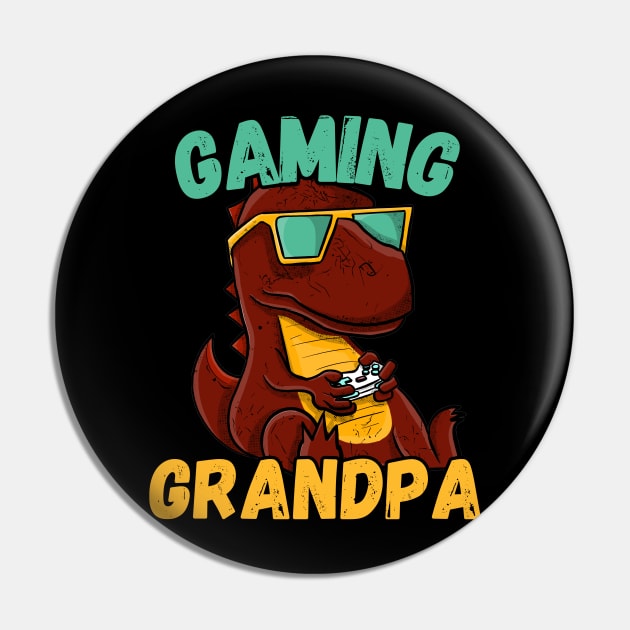 Gaming Grandpa Pin by NotLikeOthers