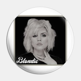 Blondie Fan Art Retro Pin