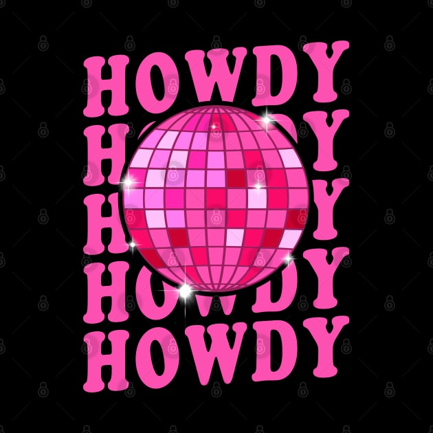 Retro Disco Western Country Southern Cowgirl Howdy by BonnaVida