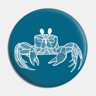 Ghost Crab drawing - detailed design for animal lovers Pin