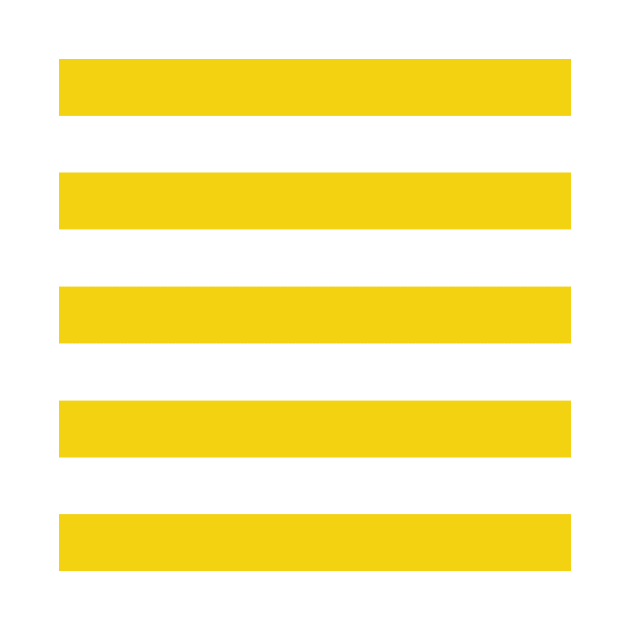 Yellow Stripes, White Stripes, Striped Pattern by Jelena Dunčević