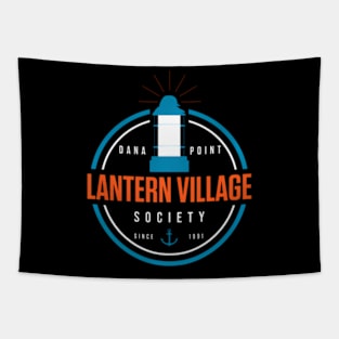 Dark Dana Point Lantern Village Society Tapestry