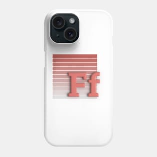 F - letter Phone Case