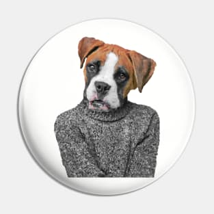 Shy Boxer Pin