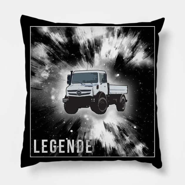 Truck Legend Mvp Pillow by 4code