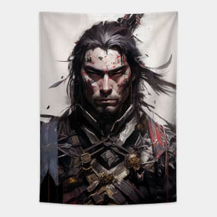 Gothic Samurai - Oil Paint Tapestry