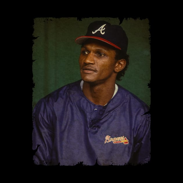 Otis Nixon in Atlanta Braves by anjaytenan