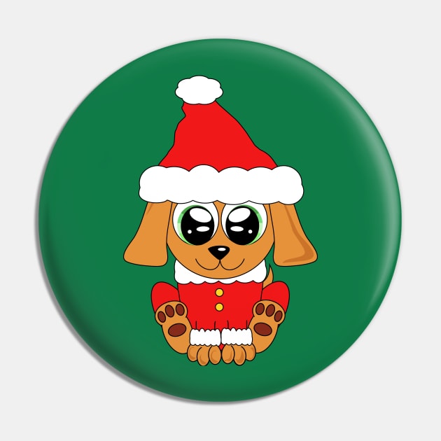 Christmas Puppy Pin by skauff