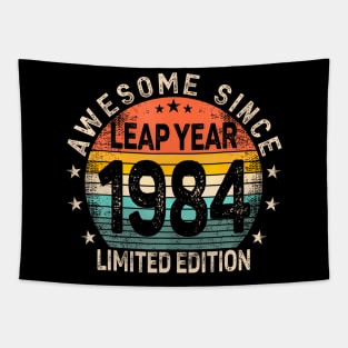 Leap Year 40Th Birthday Awesome Since 1984 Leap Day Tapestry