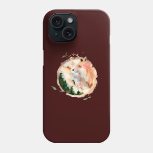 Fox in wilderness Phone Case