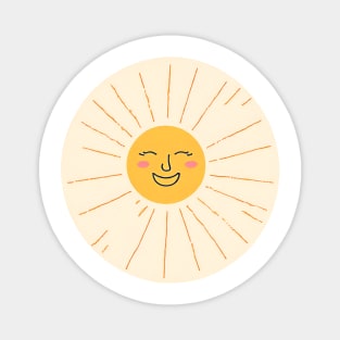 smiling sun Magnet