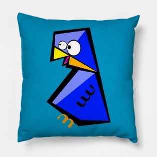 Blue bird Pillow