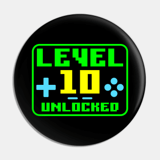 Level 10 Unlocked Pin