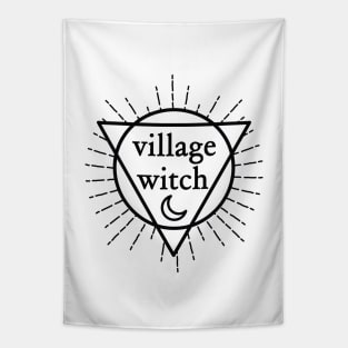 Village Witch - Black Tapestry