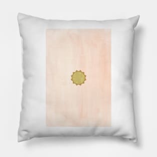 Abstract pastel sun Pillow