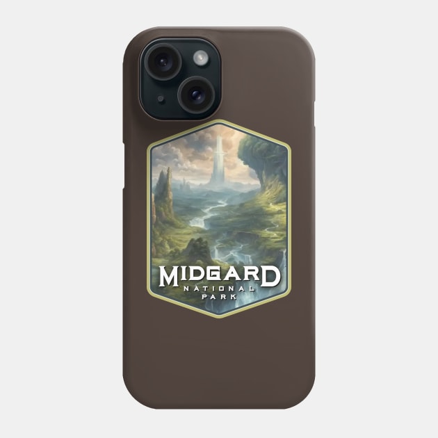 Midgard National Park Phone Case by MindsparkCreative