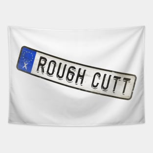 Rough Cutt - License Plate Tapestry