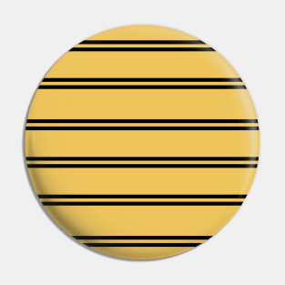 Yellow and Black House Color Stripes Pin