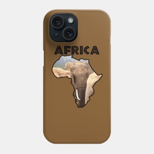 African Elephant Wildlife Continent Phone Case