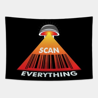 Scan Everything Amazonian Barcode Tapestry