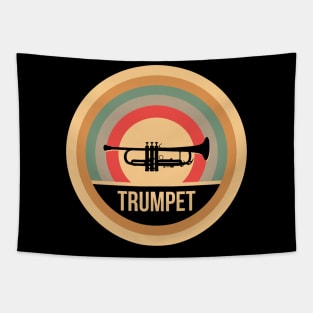 Retro Vintage Trumpet Gift For Trumpeters Tapestry