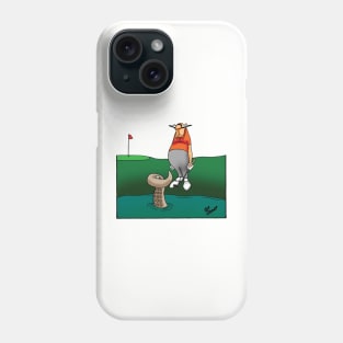 Funny Spectickles Golf Cartoon Humor Phone Case