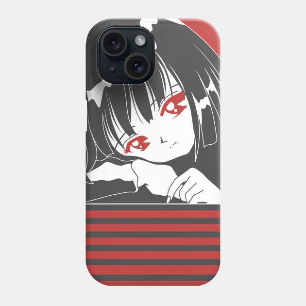 Anime Girl - Moon Phone Case by Forfeit Club