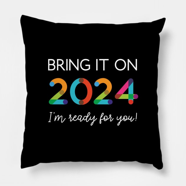 Bring It On 2024 Pillow by VicEllisArt