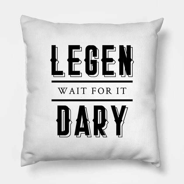 Barney - Legen dary Pillow by qpdesignco