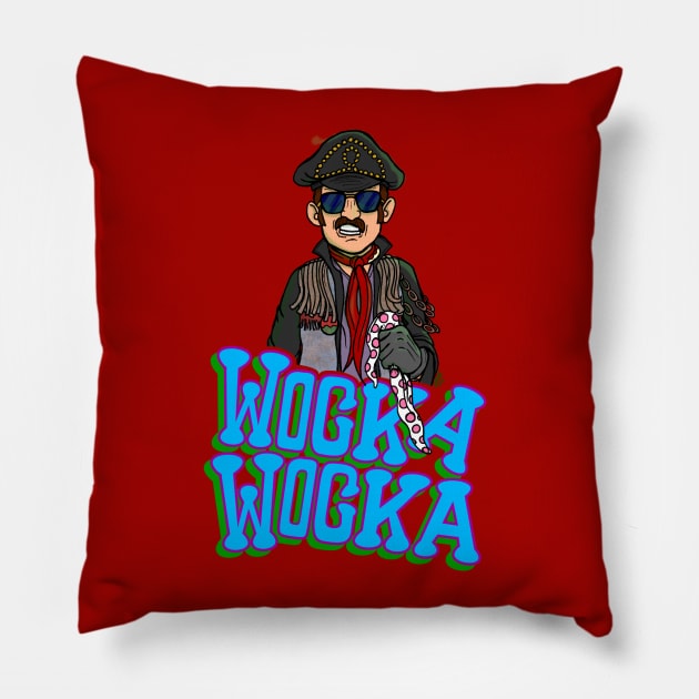 Wocka Wocka Pillow by UzzyWorks