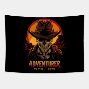 Adventurer to the Bone - Sunset - Indy Tapestry