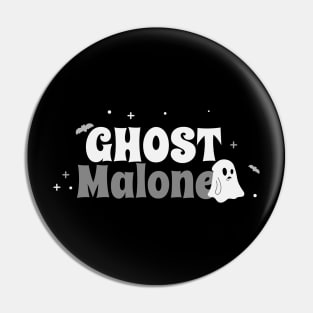 Ghost Malone Halloween Pin