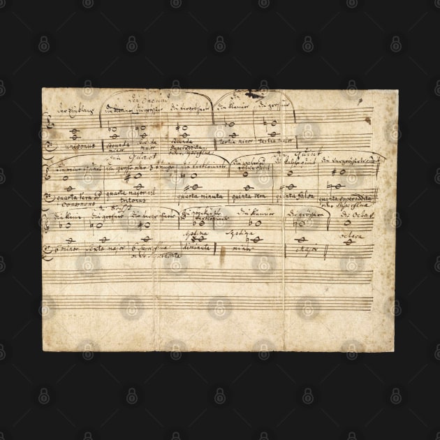 Mozart | Original manuscript | First musical composition | 1 of 4 by Musical design