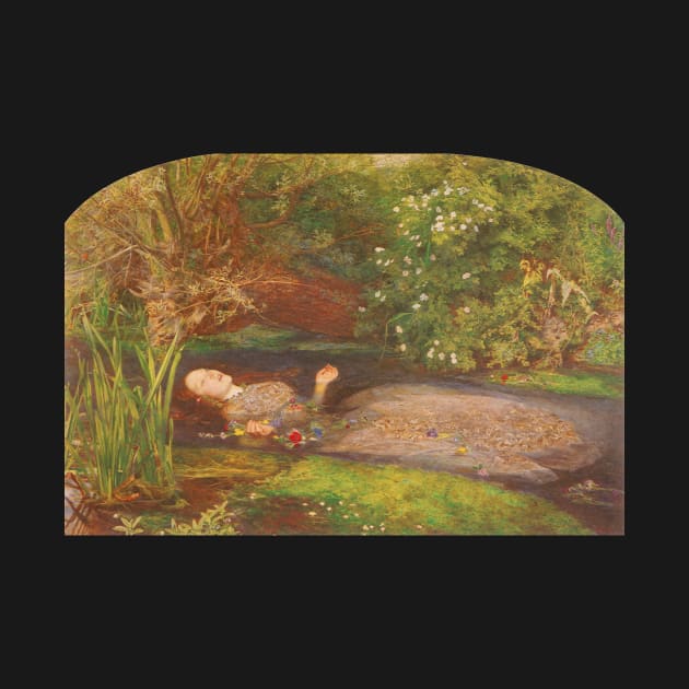 Ophelia by Sir John Everett Millais by MasterpieceCafe