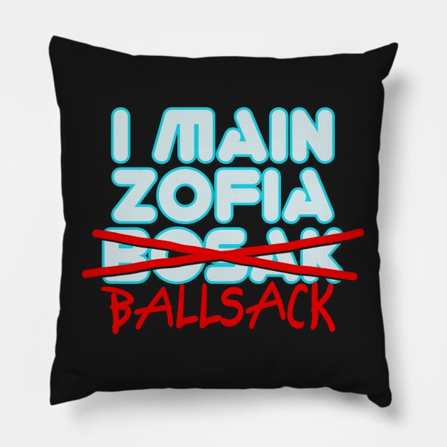 Zofia Ballsack Pillow by Roufxis